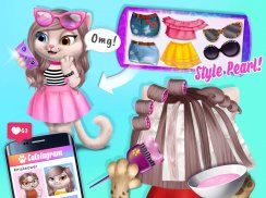 Salón de Belleza de Amy: gatitas cambian su imagen screenshot 9