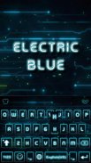 Electric Blue Keyboard Theme screenshot 0