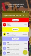 Expiration Date Tracker screenshot 1