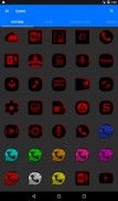 Black and Red Icon Pack v3.3 (Free) screenshot 19