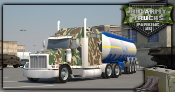 Camions de l'armée Parking 3D screenshot 7