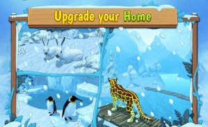 Snow Leopard Family Sim: Animales en línea screenshot 5