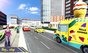 مدينة الآيس كريم رجل التوصيل المجاني محاكي لعبة 3D screenshot 0