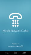 Mobile Network Codes screenshot 0