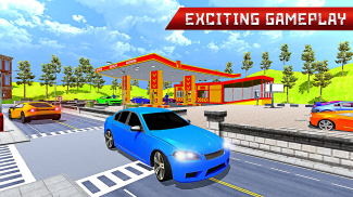 New Gas Station Car Driving Game - Car Parking Sim screenshot 4