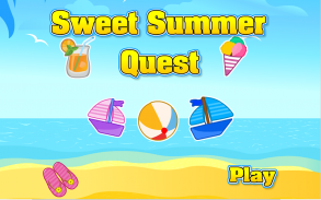 Matching Game-Sweet Summer screenshot 1