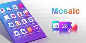 Mosaic GO Launcher Theme screenshot 5