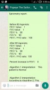 Spirometry Report screenshot 3