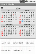 Six Month Calendar screenshot 6