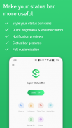 Super Status Bar - Gestures, Notifications & more screenshot 5
