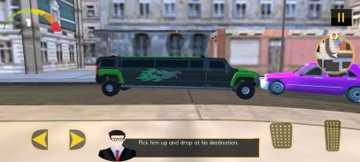 Real Limousine Offroad Taxi Driving Games 2021 screenshot 2