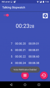 Talking Stopwatch screenshot 2