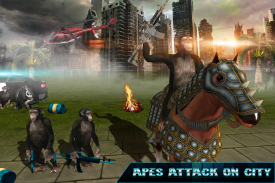 Flying Apes vs. Police Robot Survival screenshot 10