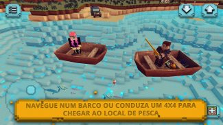 Peixes Quadrados Jogo de Pesca screenshot 1