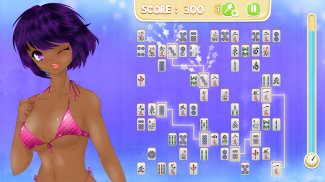 Mahjong Pretty Manga Girls screenshot 3