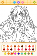 Princess Coloring: Anime Color screenshot 3