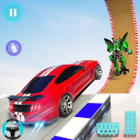 Mega Ramp Robot Car Stunts  : New Games 2020