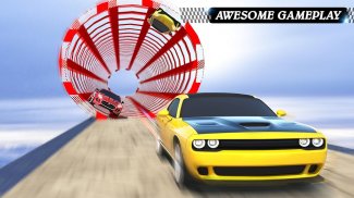 3D Extreme Car Stunts: Simulator Mobil Balap Turbo screenshot 5