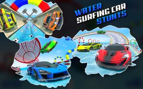 Water Surfing Car Stunts screenshot 2