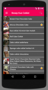 Resep Kue Coklat screenshot 1