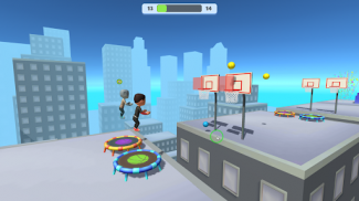 Jump Up 3D: Basketball game screenshot 0