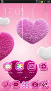 Fluffy Heart C Launcher Theme screenshot 0