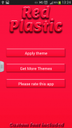 لوحة المفاتيح البلاستيك الأحمر screenshot 7