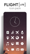 Flight Lite - Minimalist Icons screenshot 1