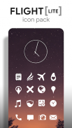 Vuelo Lite - Iconos Simples screenshot 1