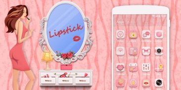 Lipstick GO Launcher Theme screenshot 1