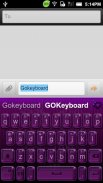 GO Keyboard Elegant lover them screenshot 4