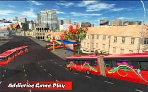 Rijden stad Metro Bus Simulato screenshot 2