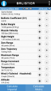 BALISTICA - Ballistics for Firearms and Airguns screenshot 4