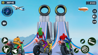 Real Impossible Bike Stunts 2019 : Mega Ramp Games screenshot 1