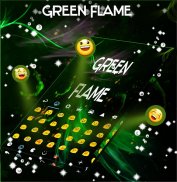 Green Flame GO Klavye teması screenshot 6