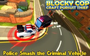 Blocky Cop Craft Pursuit Thief screenshot 1