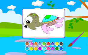 Coloring Game-Happy Turtles screenshot 1