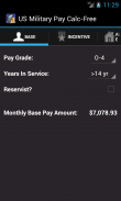 US Military Pay Calc screenshot 1