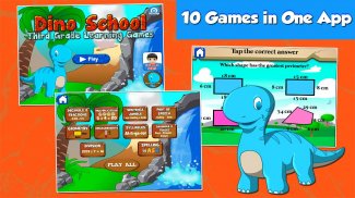 Dino Grade 3 Learning Games screenshot 0