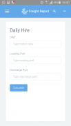 Freight Report screenshot 2