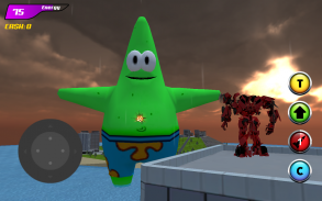 Monster Star VS Robot Fly Car screenshot 0