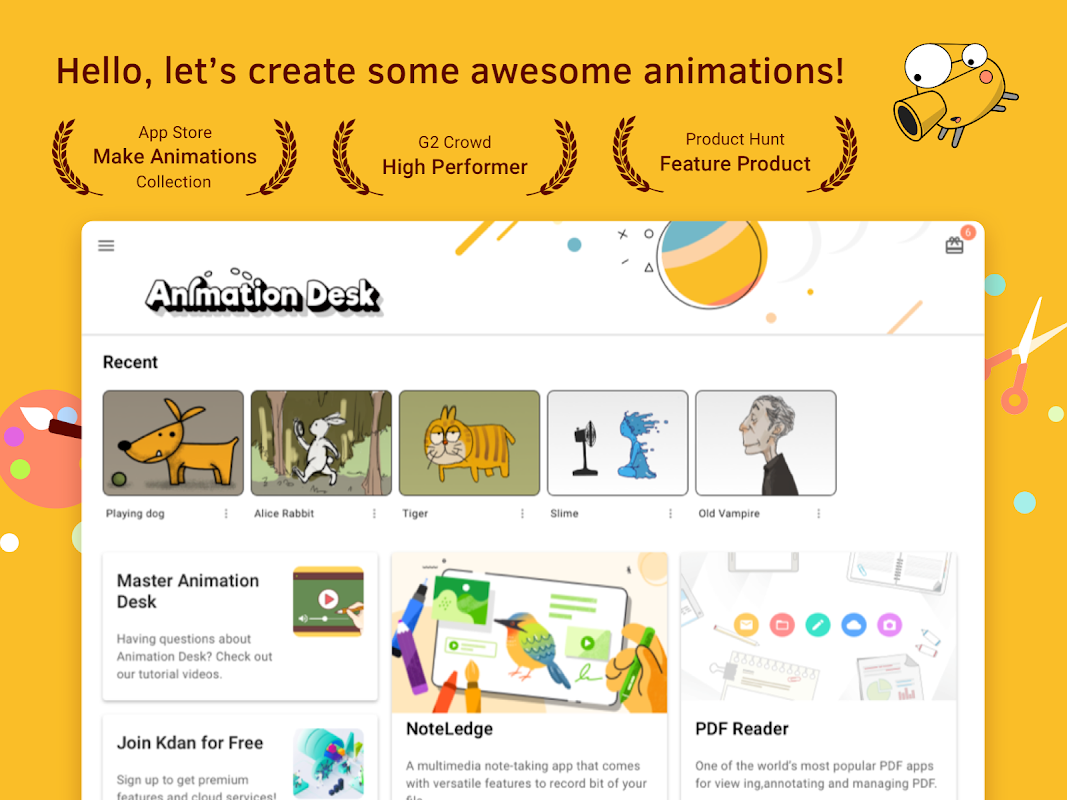 Animation Desk - Draw Cartoon, Make Animated Video, Create GIF - Download