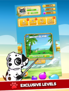 CUTE WARS PUZZLE BATTLE – Cats vs Dogs Match 3 screenshot 5