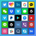 All in one social media - social networks app Icon