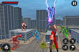 Light Speed Hammer Hero: City Rescue Mission screenshot 2