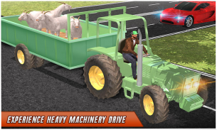 مزرعة الحيوانات شاحنة النقل screenshot 5