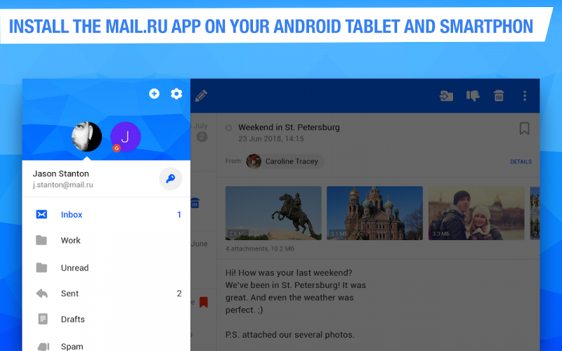 Mail.ru - Email App screenshot 2