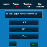 Indian Economy MCQ screenshot 1