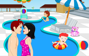 Casual Swimming Pool Kissing screenshot 1