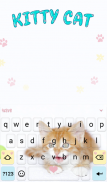 Kitty Cat Keyboard & Wallpaper screenshot 3